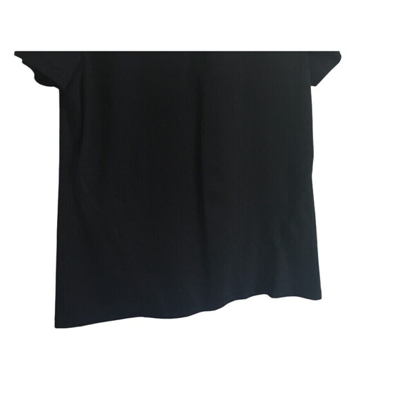 Nike Top Women's Size Large Black Short Sleeve Dri-Fit Round Neck - Picture 3 of 6